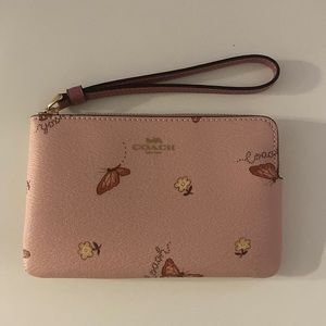 Coach Butterfly Wristlet
